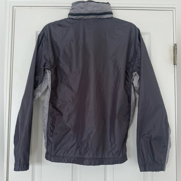 Vintage Men's Nike Blue Tag 1980's Windbreaker Jacket Pullover Grey Size S - Picture 2 of 6